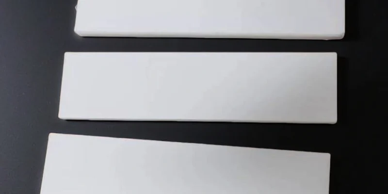 ZTA ceramic board with holes for mechanical fixing