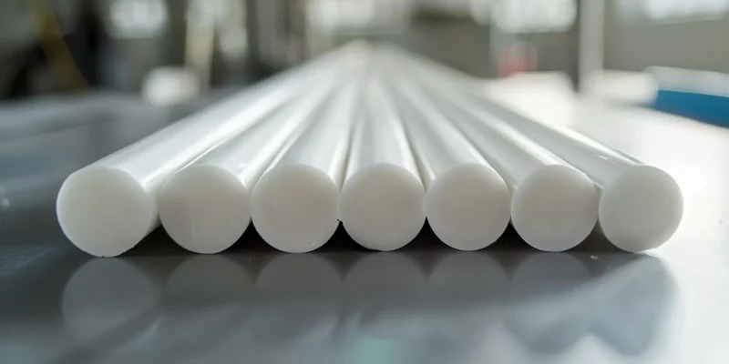 Customized alumina rod for chemical processing fixture engineering