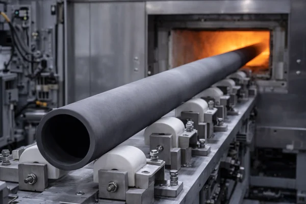 Extended-Length Silicon Carbide Tube for Continuous Sintering Furnace