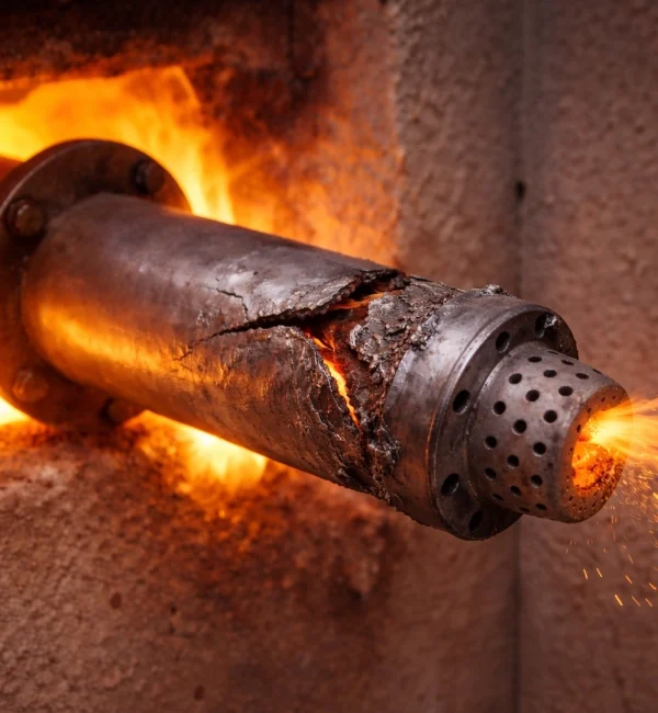 Failures in Oxidizing Burner Environments