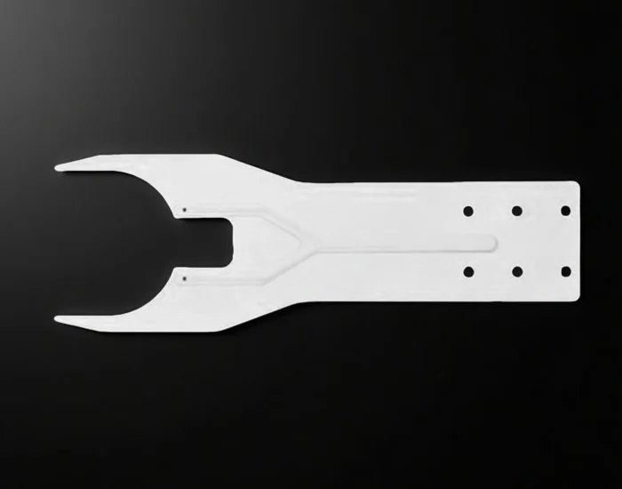 Front View of Alumina Ceramic Robot Arm with 300mm Length