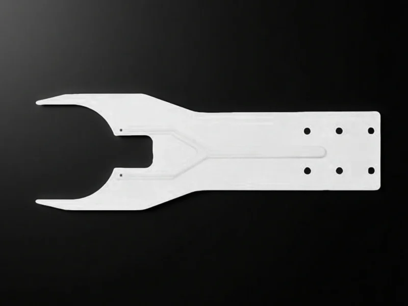 Front View of Alumina Ceramic Robot Arm with 300mm Length
