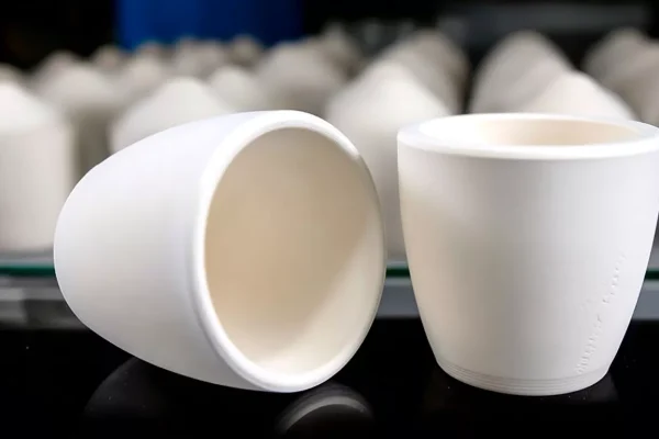High-Pressure Formed Alumina Crucible with High Density