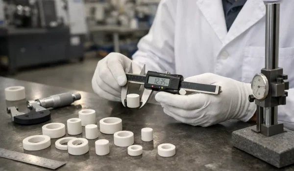 In-Process Dimensional Inspection of Fired Ceramic Components in Production Workshop