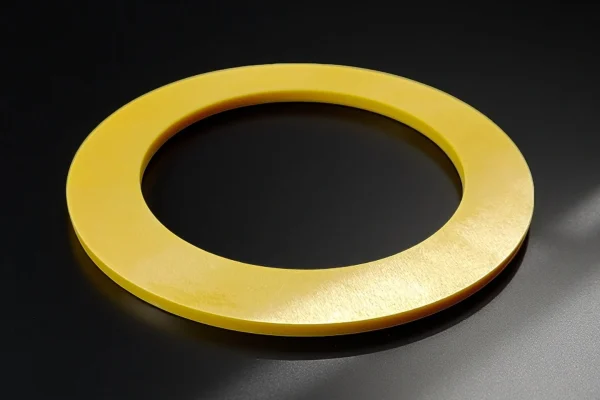 Front view of magnesia stabilized zirconia ceramic ring