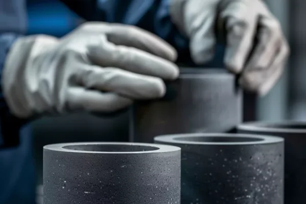 NBSiC Crucibles Preventing Spallation During Continuous Thermal-Chemical Exposure