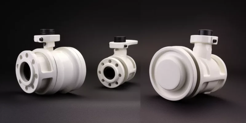 O-Port Zirconia Ball Valve with Full-bore design for minimal pressure loss