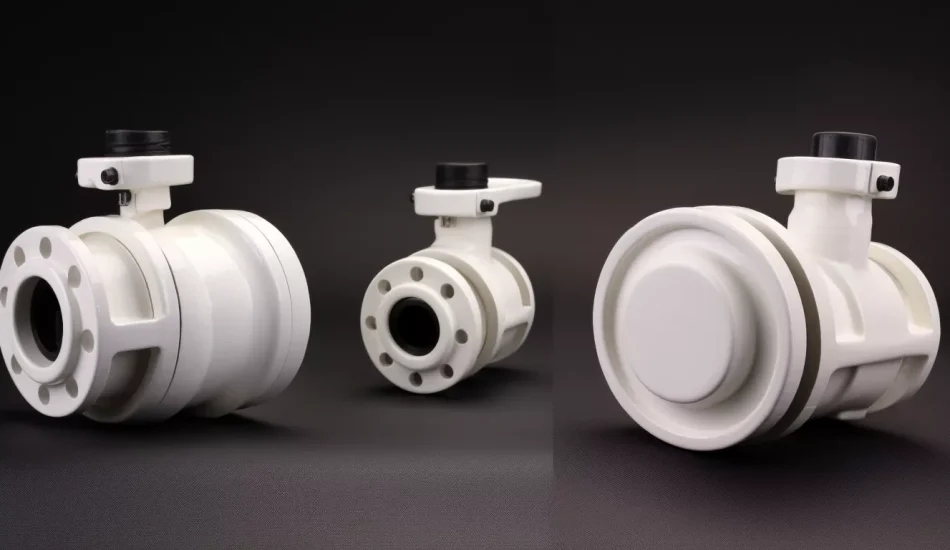 O-Port Zirconia Ball Valve with Full-bore design for minimal pressure loss