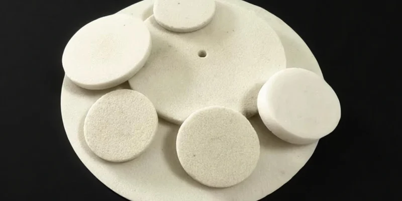 Alumina plate used in high-temperature laboratory furnace