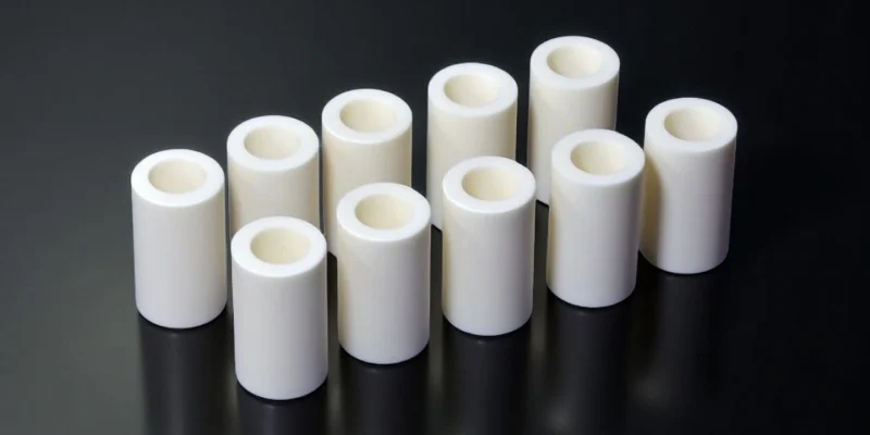 Precision ZTA Tube with Ground Surface and Closed End