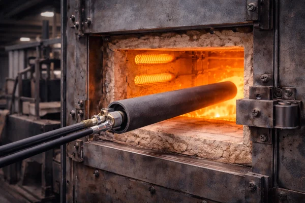 SIC ceramic thermocouple protection tubes