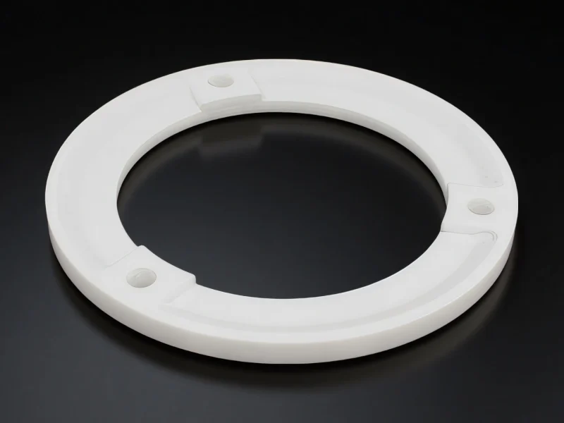 Shock-proof foam blister tray holding 10 ZTA Rings (stacked flat)