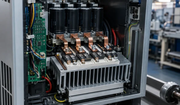Si3N4-based power module mounted in an industrial inverter drive