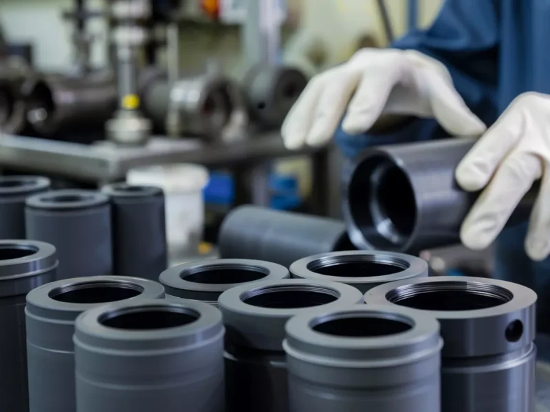 SiC Ceramic Sleeves with Chamfered Edges