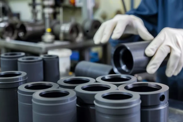 SiC Ceramic Sleeves with Chamfered Edges