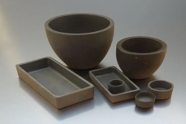 Silicon Carbide (SiC) Ceramic Ashing Crucible