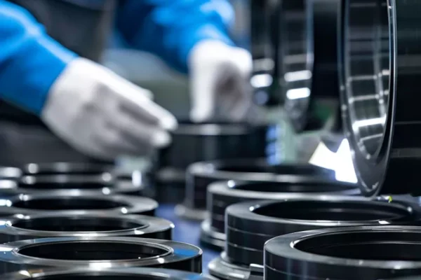 Silicon Carbide Thrust Rings with Polished Surfaces