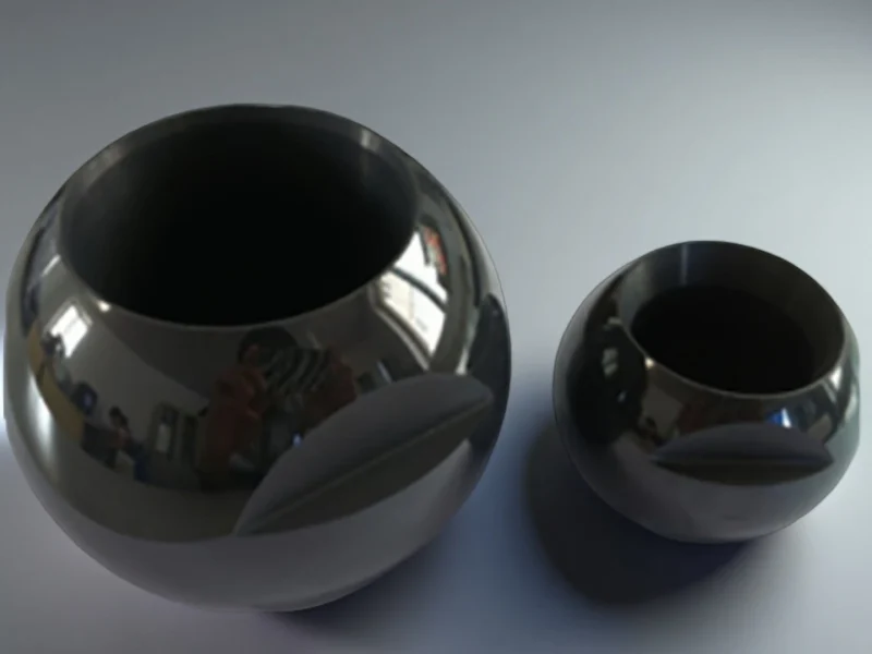 Silicon nitride ball valve for abrasive slurry control