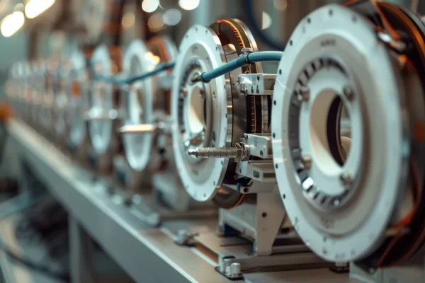 Silicon nitride ceramic insulating ring in photovoltaic equipment