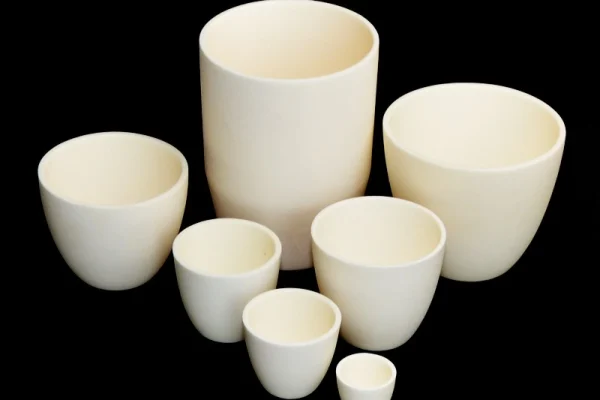 Standard Size Arc-shaped Alumina Crucibles for Labs