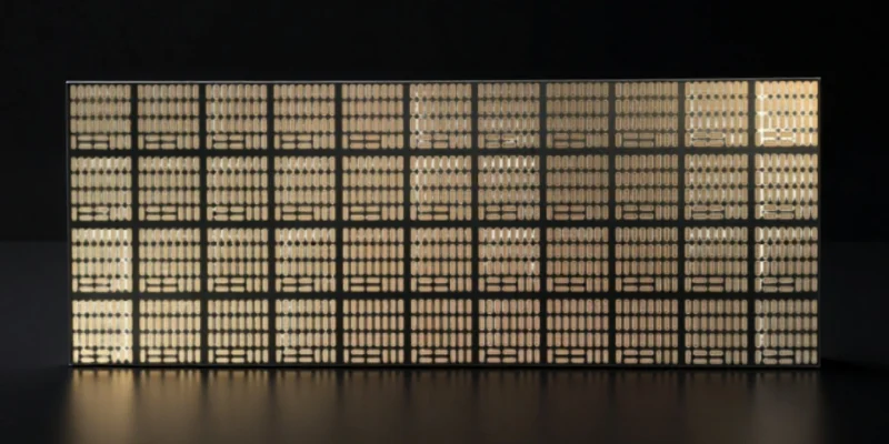 Top View of Alumina Metalized Ceramic Substrate