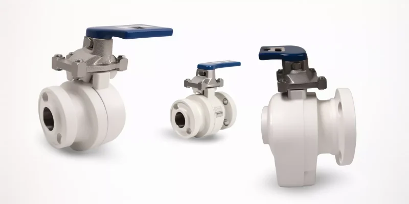 V-Port Zirconia Ball Valve with Accurate flow modulation for dosing applications