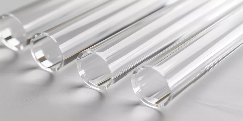 Vacuum optical Sapphire Tube for diagnostics lines