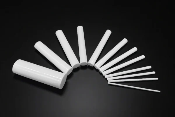 High precision zirconia ceramic shaft rod with polished surface