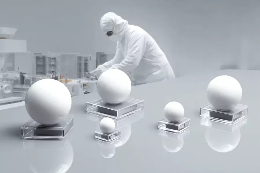 ZrO2 Balls used in Electronics and Optics