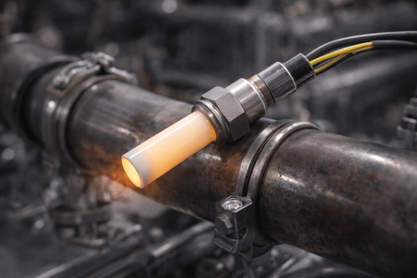 Zrconia ceramic combustion tube