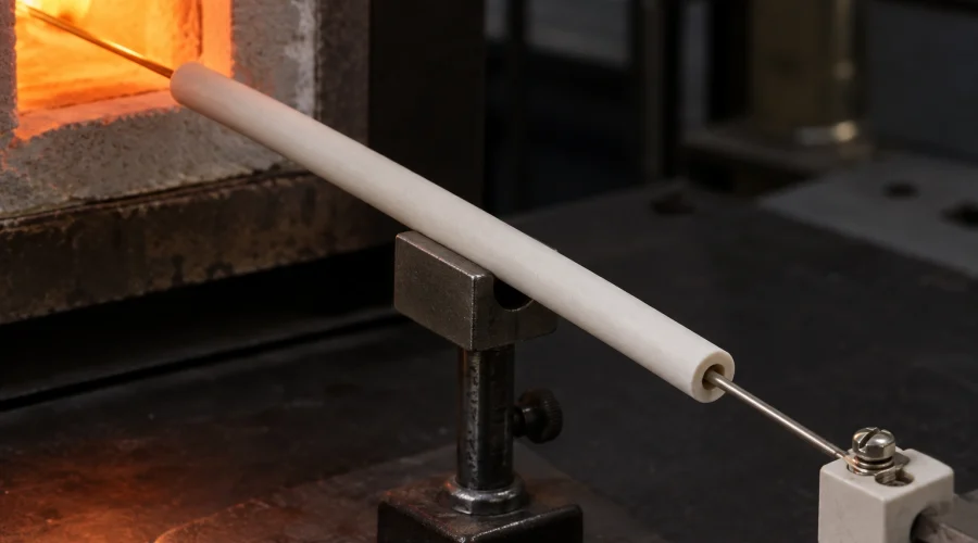 alumina-ceramic-tube-open-both-ends-thermocouple-sheath-application