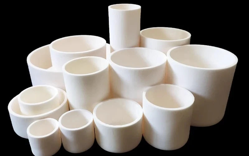 ceramic crucible for melting silver