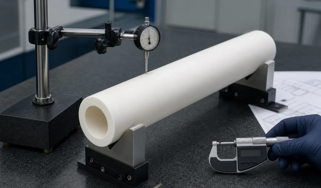 ceramic-roller-dimensional-runout-inspection