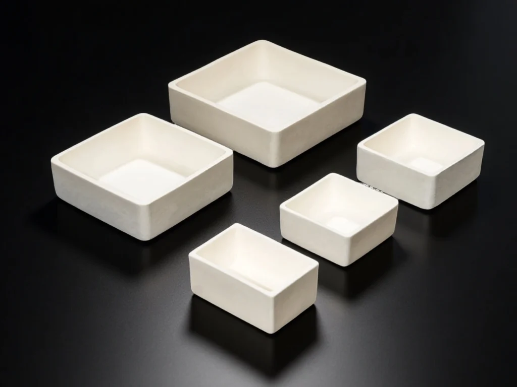 china alumina rectangular trays