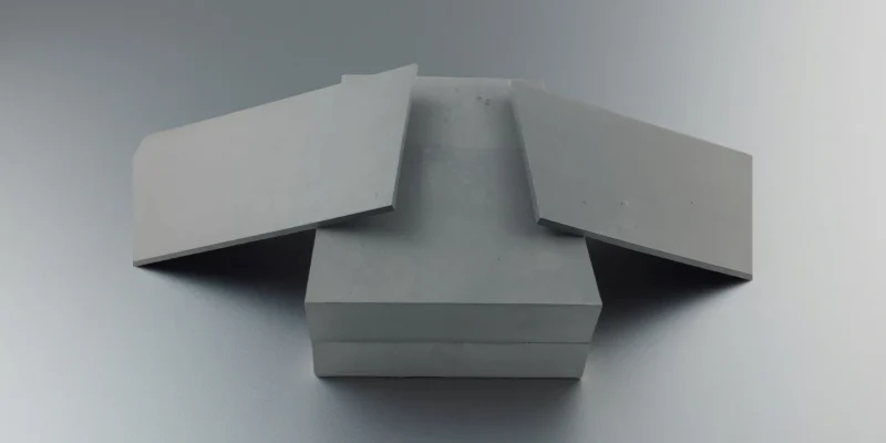 Boron Carbide Plate with Sloped Edge and Flat Polished Surface