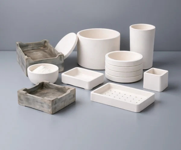 high temperature sintering ceramic crucible from ADCERAX