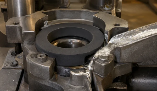 Silicon nitride break / insulating ring in foundry and molten-metal equipment