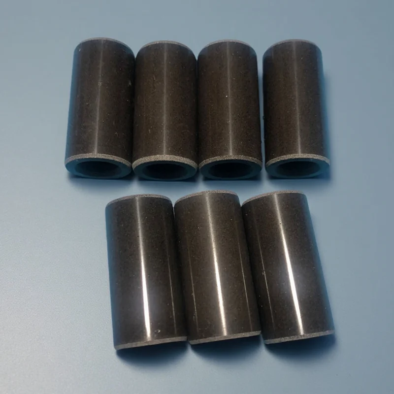 straight black alumina tube with both open