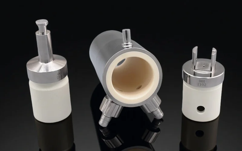 zirconia ceramic fluid metering pump side view