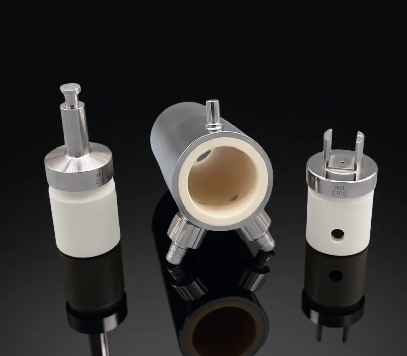 zirconia ceramic fluid metering pump side view