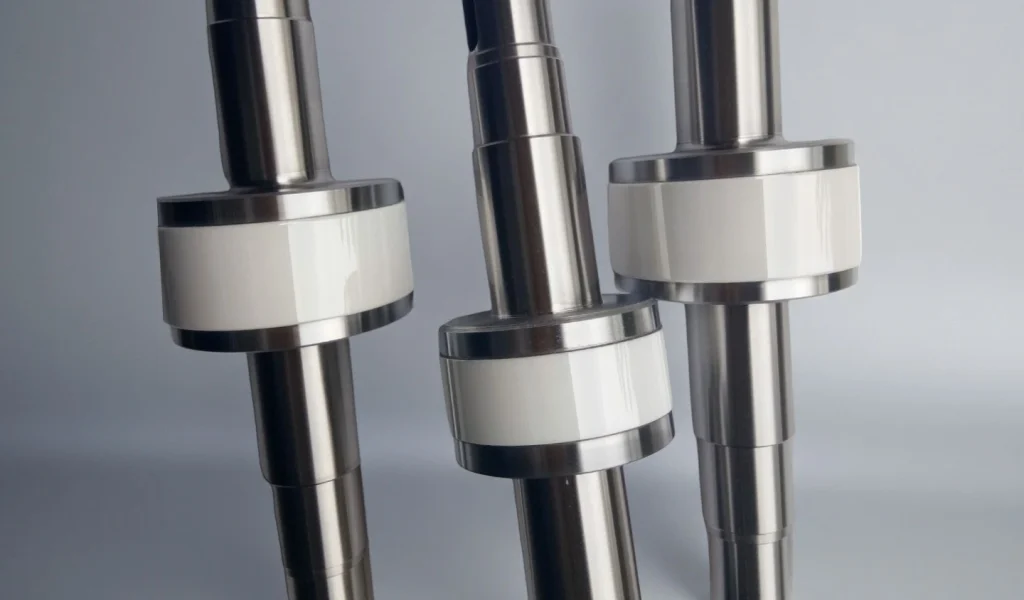 Zirconia ceramic roller for metal strip rolling